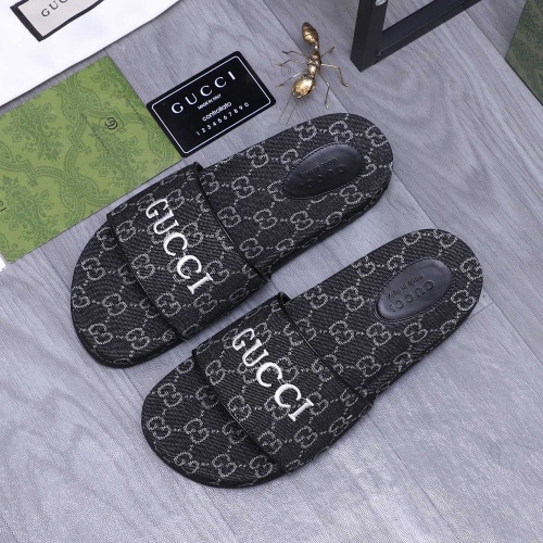 Cheap Gucci Slippers For Men #1209429 Replica Wholesale [$60.00 USD] [ITEM#1209429] on Replica 