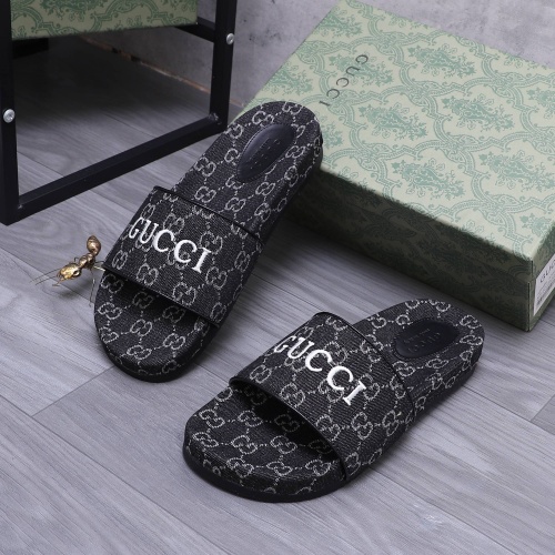 Cheap Gucci Slippers For Men #1209429 Replica Wholesale [$60.00 USD] [ITEM#1209429] on Replica 