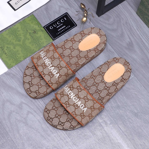 Cheap Gucci Slippers For Men #1209437 Replica Wholesale [$60.00 USD] [ITEM#1209437] on Replica Gucci Slippers