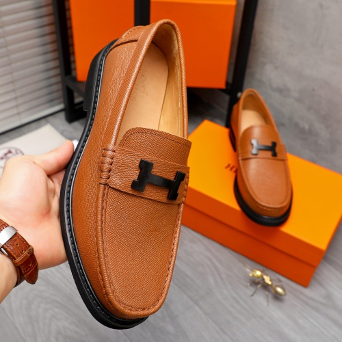 Cheap Hermes Leather Shoes For Men #1209459 Replica Wholesale [$82.00 USD] [ITEM#1209459] on Replica Hermes Leather Shoes