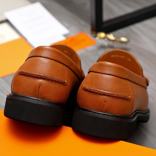 Cheap Hermes Leather Shoes For Men #1209459 Replica Wholesale [$82.00 USD] [ITEM#1209459] on Replica Hermes Leather Shoes