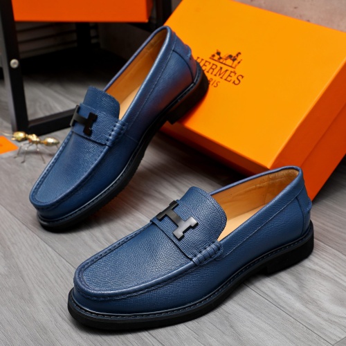 Cheap Hermes Leather Shoes For Men #1209460 Replica Wholesale [$82.00 USD] [ITEM#1209460] on Replica Hermes Leather Shoes