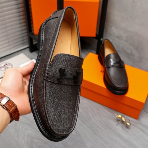 Cheap Hermes Leather Shoes For Men #1209461 Replica Wholesale [$82.00 USD] [ITEM#1209461] on Replica Hermes Leather Shoes