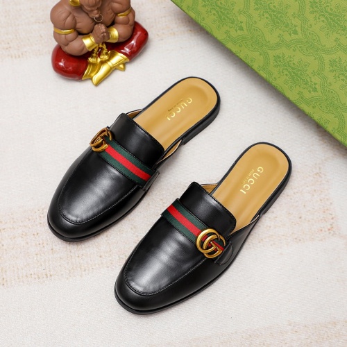 Cheap Gucci Slippers For Men #1209470 Replica Wholesale [$68.00 USD] [ITEM#1209470] on Replica Gucci Slippers