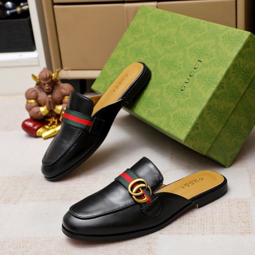 Cheap Gucci Slippers For Men #1209470 Replica Wholesale [$68.00 USD] [ITEM#1209470] on Replica Gucci Slippers