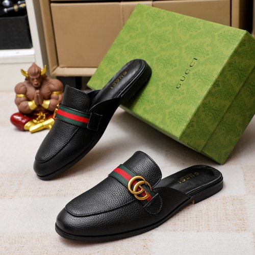 Cheap Gucci Slippers For Men #1209471 Replica Wholesale [$68.00 USD] [ITEM#1209471] on Replica Gucci Slippers