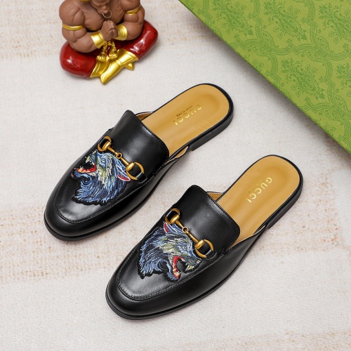 Cheap Gucci Slippers For Men #1209472 Replica Wholesale [$68.00 USD] [ITEM#1209472] on Replica Gucci Slippers