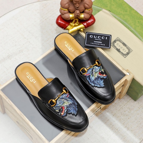 Cheap Gucci Slippers For Men #1209472 Replica Wholesale [$68.00 USD] [ITEM#1209472] on Replica Gucci Slippers