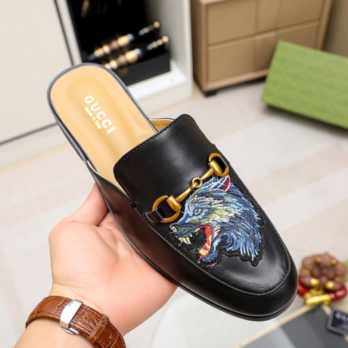 Cheap Gucci Slippers For Men #1209472 Replica Wholesale [$68.00 USD] [ITEM#1209472] on Replica Gucci Slippers