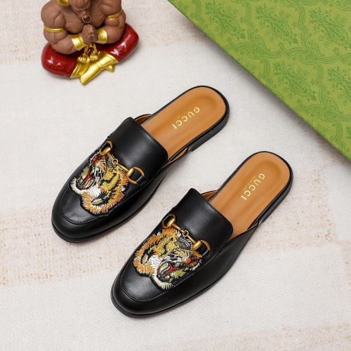 Cheap Gucci Slippers For Men #1209473 Replica Wholesale [$68.00 USD] [ITEM#1209473] on Replica Gucci Slippers