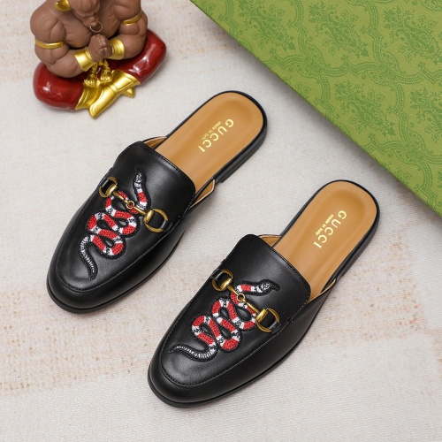 Cheap Gucci Slippers For Men #1209475 Replica Wholesale [$68.00 USD] [ITEM#1209475] on Replica Gucci Slippers