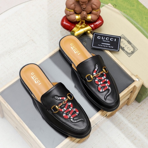 Cheap Gucci Slippers For Men #1209475 Replica Wholesale [$68.00 USD] [ITEM#1209475] on Replica Gucci Slippers