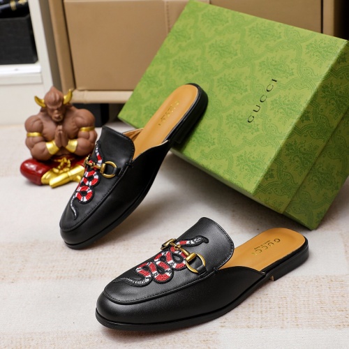 Cheap Gucci Slippers For Men #1209475 Replica Wholesale [$68.00 USD] [ITEM#1209475] on Replica Gucci Slippers