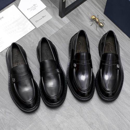 Cheap Christian Dior Leather Shoes For Men #1209479 Replica Wholesale [$96.00 USD] [ITEM#1209479] on Replica Christian Dior Leather Shoes