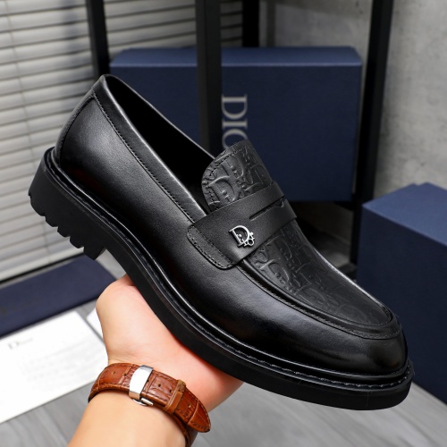 Cheap Christian Dior Leather Shoes For Men #1209482 Replica Wholesale [$96.00 USD] [ITEM#1209482] on Replica Christian Dior Leather Shoes