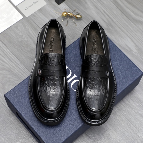 Cheap Christian Dior Leather Shoes For Men #1209482 Replica Wholesale [$96.00 USD] [ITEM#1209482] on Replica Christian Dior Leather Shoes