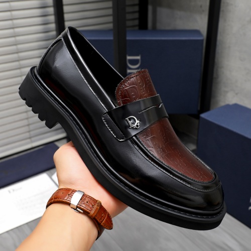 Cheap Christian Dior Leather Shoes For Men #1209484 Replica Wholesale [$96.00 USD] [ITEM#1209484] on Replica Christian Dior Leather Shoes