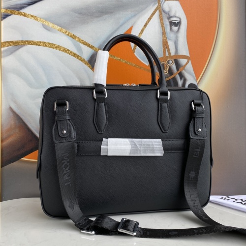 Cheap Mont Blanc AAA Man Handbags #1209494 Replica Wholesale [$160.00 USD] [ITEM#1209494] on Replica Mont Blanc AAA Man Handbags