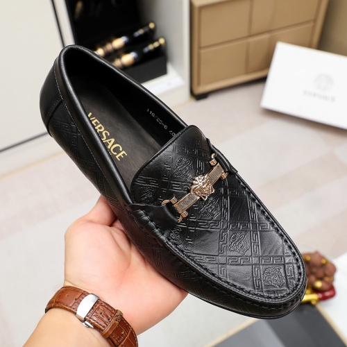 Cheap Versace Leather Shoes For Men #1209497 Replica Wholesale [$68.00 USD] [ITEM#1209497] on Replica Versace Leather Shoes