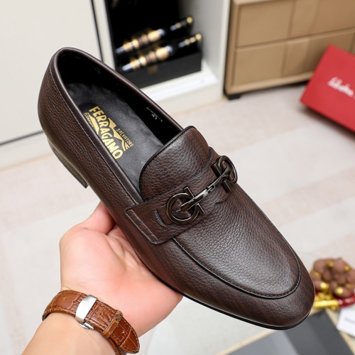 Cheap Salvatore Ferragamo Leather Shoes For Men #1209499 Replica Wholesale [$80.00 USD] [ITEM#1209499] on Replica Salvatore Ferragamo Leather Shoes