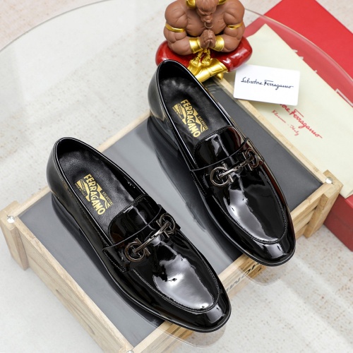 Cheap Salvatore Ferragamo Leather Shoes For Men #1209500 Replica Wholesale [$80.00 USD] [ITEM#1209500] on Replica Salvatore Ferragamo Leather Shoes