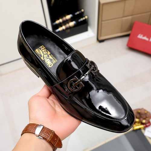 Cheap Salvatore Ferragamo Leather Shoes For Men #1209500 Replica Wholesale [$80.00 USD] [ITEM#1209500] on Replica Salvatore Ferragamo Leather Shoes