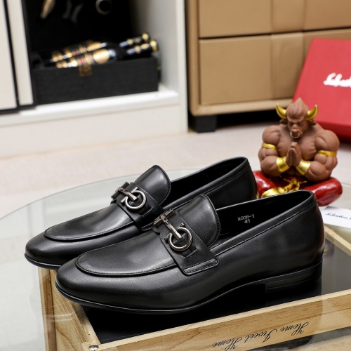 Cheap Salvatore Ferragamo Leather Shoes For Men #1209503 Replica Wholesale [$80.00 USD] [ITEM#1209503] on Replica Salvatore Ferragamo Leather Shoes