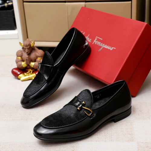 Cheap Salvatore Ferragamo Leather Shoes For Men #1209506 Replica Wholesale [$80.00 USD] [ITEM#1209506] on Replica Salvatore Ferragamo Leather Shoes