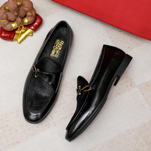 Cheap Salvatore Ferragamo Leather Shoes For Men #1209506 Replica Wholesale [$80.00 USD] [ITEM#1209506] on Replica Salvatore Ferragamo Leather Shoes