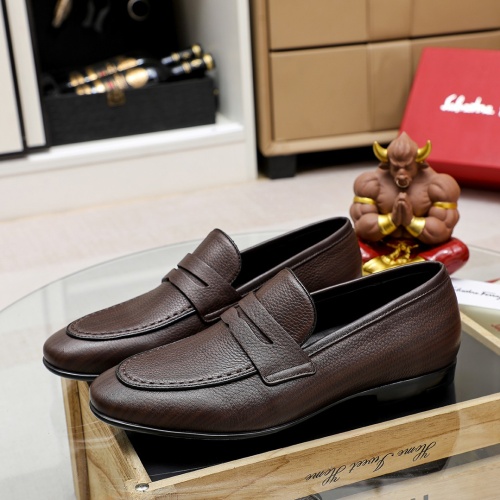 Cheap Salvatore Ferragamo Leather Shoes For Men #1209508 Replica Wholesale [$80.00 USD] [ITEM#1209508] on Replica Salvatore Ferragamo Leather Shoes