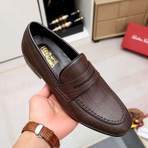 Cheap Salvatore Ferragamo Leather Shoes For Men #1209508 Replica Wholesale [$80.00 USD] [ITEM#1209508] on Replica Salvatore Ferragamo Leather Shoes