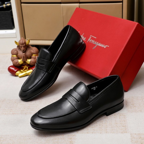 Cheap Salvatore Ferragamo Leather Shoes For Men #1209509 Replica Wholesale [$80.00 USD] [ITEM#1209509] on Replica Salvatore Ferragamo Leather Shoes