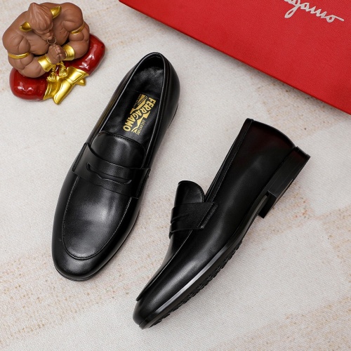 Cheap Salvatore Ferragamo Leather Shoes For Men #1209509 Replica Wholesale [$80.00 USD] [ITEM#1209509] on Replica Salvatore Ferragamo Leather Shoes