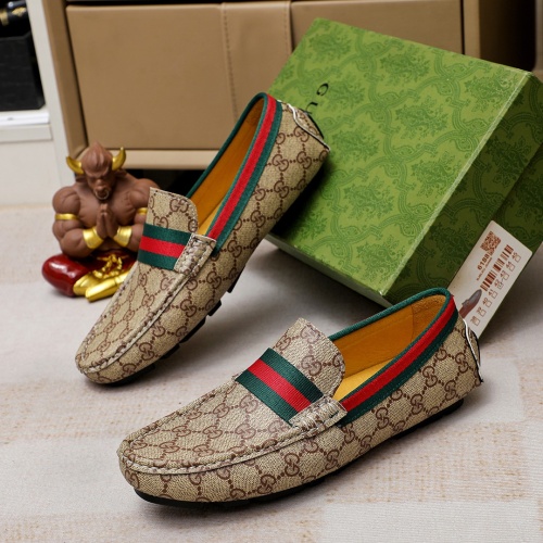 Cheap Gucci Oxfords Shoes For Men #1209520 Replica Wholesale [$72.00 USD] [ITEM#1209520] on Replica Gucci Oxfords Shoes