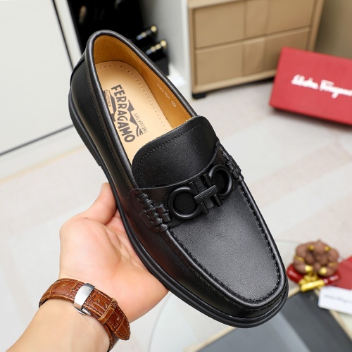 Cheap Salvatore Ferragamo Leather Shoes For Men #1209530 Replica Wholesale [$85.00 USD] [ITEM#1209530] on Replica Salvatore Ferragamo Leather Shoes