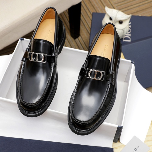 Cheap Christian Dior Leather Shoes For Men #1209541 Replica Wholesale [$92.00 USD] [ITEM#1209541] on Replica Christian Dior Leather Shoes