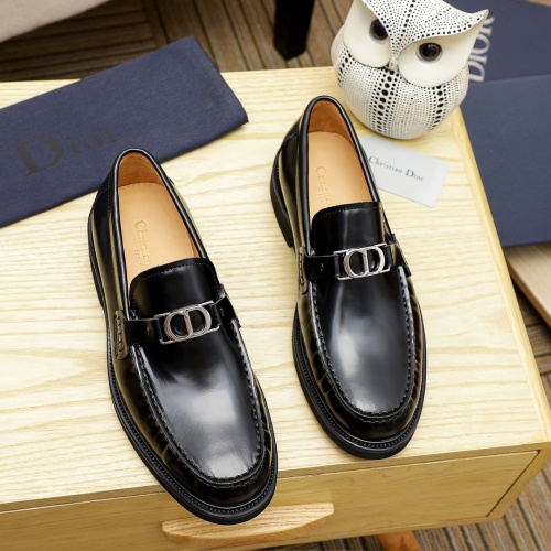 Cheap Christian Dior Leather Shoes For Men #1209541 Replica Wholesale [$92.00 USD] [ITEM#1209541] on Replica Christian Dior Leather Shoes