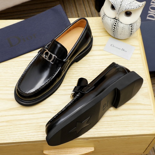 Cheap Christian Dior Leather Shoes For Men #1209541 Replica Wholesale [$92.00 USD] [ITEM#1209541] on Replica Christian Dior Leather Shoes