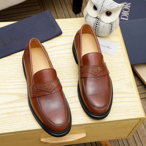 Cheap Christian Dior Leather Shoes For Men #1209547 Replica Wholesale [$92.00 USD] [ITEM#1209547] on Replica Christian Dior Leather Shoes