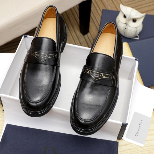 Cheap Christian Dior Leather Shoes For Men #1209551 Replica Wholesale [$92.00 USD] [ITEM#1209551] on Replica Christian Dior Leather Shoes