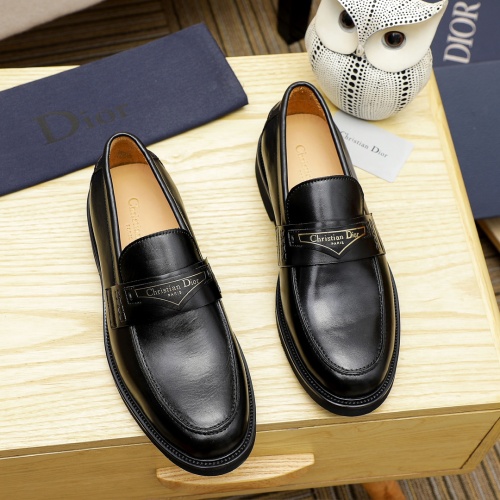 Cheap Christian Dior Leather Shoes For Men #1209551 Replica Wholesale [$92.00 USD] [ITEM#1209551] on Replica Christian Dior Leather Shoes