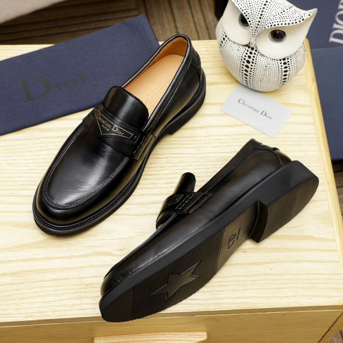 Cheap Christian Dior Leather Shoes For Men #1209551 Replica Wholesale [$92.00 USD] [ITEM#1209551] on Replica Christian Dior Leather Shoes