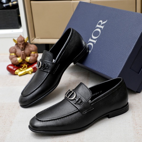 Cheap Christian Dior Leather Shoes For Men #1209553 Replica Wholesale [$82.00 USD] [ITEM#1209553] on Replica Christian Dior Leather Shoes