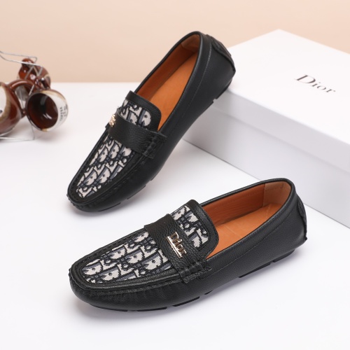 Cheap Christian Dior Leather Shoes For Men #1209556 Replica Wholesale [$72.00 USD] [ITEM#1209556] on Replica Christian Dior Leather Shoes