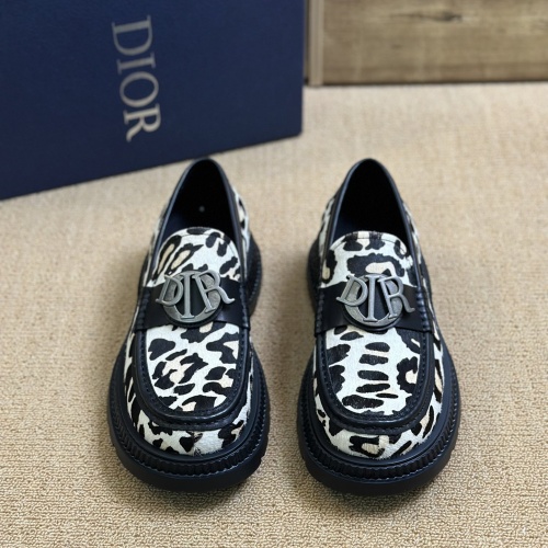 Cheap Christian Dior Leather Shoes For Men #1209557 Replica Wholesale [$130.00 USD] [ITEM#1209557] on Replica Christian Dior Leather Shoes