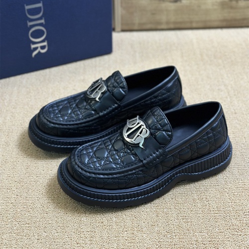 Cheap Christian Dior Leather Shoes For Men #1209559 Replica Wholesale [$130.00 USD] [ITEM#1209559] on Replica Christian Dior Leather Shoes