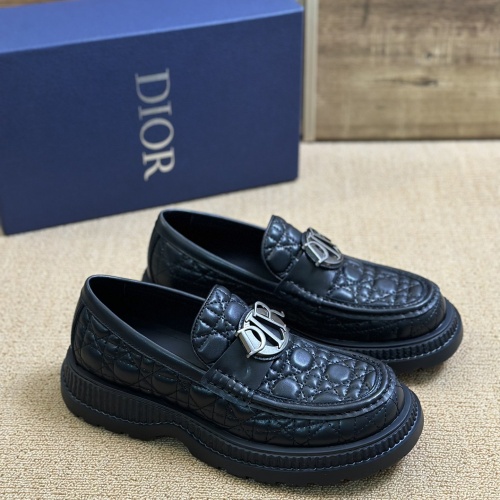 Cheap Christian Dior Leather Shoes For Men #1209559 Replica Wholesale [$130.00 USD] [ITEM#1209559] on Replica Christian Dior Leather Shoes