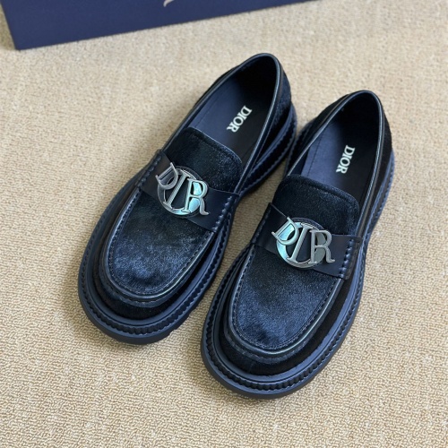 Cheap Christian Dior Leather Shoes For Men #1209561 Replica Wholesale [$130.00 USD] [ITEM#1209561] on Replica Christian Dior Leather Shoes