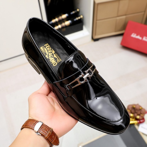 Cheap Salvatore Ferragamo Leather Shoes For Men #1209562 Replica Wholesale [$80.00 USD] [ITEM#1209562] on Replica Salvatore Ferragamo Leather Shoes