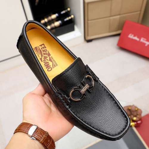 Cheap Salvatore Ferragamo Leather Shoes For Men #1209565 Replica Wholesale [$72.00 USD] [ITEM#1209565] on Replica Salvatore Ferragamo Leather Shoes